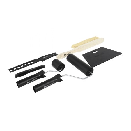 Kit de pose papier peint complet – Brosse, spatules, cutter et rouleaux